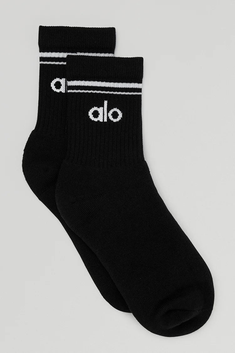 CALCETINES UNISEX DE MEDIA PIERNA BLANCO\NEGRO