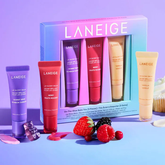 Value & Gift Sets
LANEIGE
On-the-Glow Lip Balm Trio