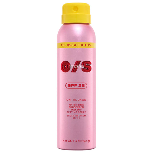 ONE SIZE Spray fijador de maquillaje matificante On 'Til Dawn FPS 28 de Patrick Starrr