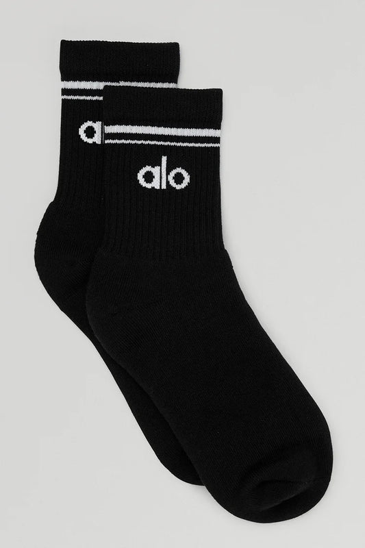CALCETINES UNISEX DE MEDIA PIERNA BLANCO\NEGRO