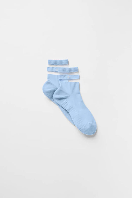 CALCETINES alo yoga PULSE GRIP PARA MUJER - AZUL CONCHA